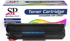 img 4 attached to 🖨️ Smyrna Print Canon CRG-137 Black Toner Cartridge - Fully Compatible Replacement for Canon 137 (9435B001AA) Series Printer - High-Yield Toner, 2,400 Page Capacity - Ideal for Office, School, and Home Use