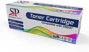 img 1 attached to 🖨️ Smyrna Print Canon CRG-137 Black Toner Cartridge - Fully Compatible Replacement for Canon 137 (9435B001AA) Series Printer - High-Yield Toner, 2,400 Page Capacity - Ideal for Office, School, and Home Use