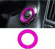 xotic tech engine start push button switch ring cover trim logo