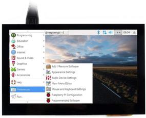 img 3 attached to 📺 Waveshare монитор HDMI LCD диагональю 4.3 дюйма с разрешением 800x480, IPS, емкостным сенсорным экраном и поддержкой Mini PC Raspberry Pi 4, BB Black, Banana Pi