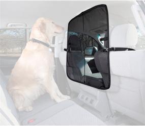 img 1 attached to PetSafe Happy Ride Dog Barrier - Front Seat Barrier for Cars, Trucks, and SUVs