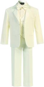 img 2 attached to 👔 Stylish and Sophisticated: OLIVIA KOO Boys Classic Tuxedo for Boys' Clothing