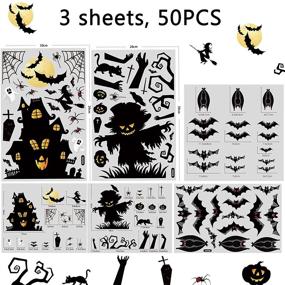 img 3 attached to GUROTD Halloween Stickers Decorations Supplies