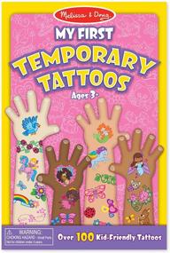 img 4 attached to 🎨 Melissa & Doug My First Temporary Tattoos - Pink Activity Pad: Creative Sticker Fun for Kids