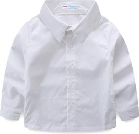 img 2 attached to Boys Wedding Suits - Elegant 👔 Mud Kingdom White Shirts, Vests, and Pants Sets