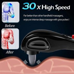 img 1 attached to VALGELUIK Handheld Cordless Back Massager: Deep Tissue Massage for Pain Relief, Ideal Gift for Women, Men, Mom, Dad