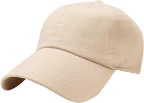 img 4 attached to Discover the Ultimate Comfort: Falari Classic Baseball Cap Dad Hat with Soft 100% Cotton and Adjustable Size