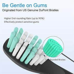 img 1 attached to 🪥 Pack of 10 Replacement Electric Toothbrush Heads | Compatible with Fairywill FW-507/508/551/FW908/FW910/917/949/958/959/FW610/FW659/FW719, FW-D1/FW-D3/FW-D7/FW-D8, FW-E11 Handle