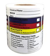 🧪 enhanced chemical safety stickers for easy-write inches logo