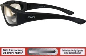 img 1 attached to Kickback PHOTOCHROMIC Adjusting Motorcycle Sunglasses