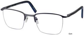 img 4 attached to 👓 ProEyes Attitude 2: Progressive Multifocus Reading Glasses with Anti Blue Light Resin Lens, Zero Magnification on Top Lens (Square Gun, up+0.00,down+1.50)