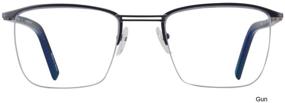 img 3 attached to 👓 ProEyes Attitude 2: Progressive Multifocus Reading Glasses with Anti Blue Light Resin Lens, Zero Magnification on Top Lens (Square Gun, up+0.00,down+1.50)