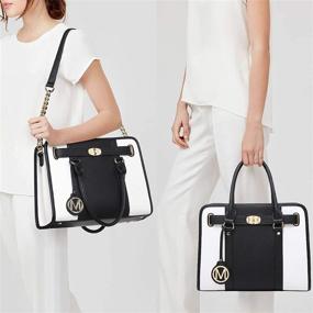 img 3 attached to Ultimate Fashion Statement: Marco Satchel Handbags - Chic Shoulder Women's Handbags & Wallets