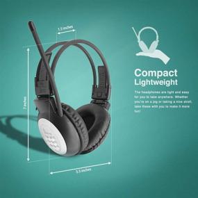 img 3 attached to 🎧 Enhanced Portable FM Radio Headphones Ear Muffs - Superior Reception & Wireless Technology for Active Lifestyles