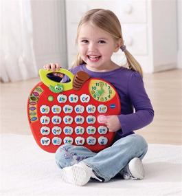 img 2 attached to 🍏 VTech 80 139000 Alphabet Apple: Interactive Learning Toy for Children