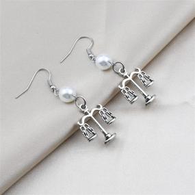 img 2 attached to 👨 Ear-Lawyer: Scales of Justice Earrings - Perfect Gift for Young Law School Students and New Lawyers - Ideal Jewelry for Her Daughter