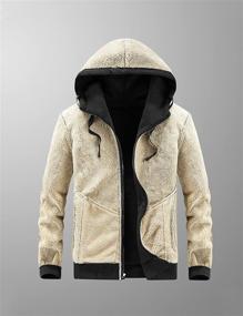 img 2 attached to Gihuo Winter Sherpa Hoodie Sweatshirt Sports & Fitness and Team Sports