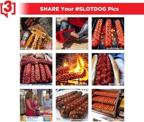 img 1 attached to 🌭 Effortlessly Slice and Grill Hot Dogs with SLOTDOG - 10-Inch Red Slicing Tool