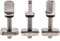 santa barbara surfing sbs - hassle-free stainless steel fin screw for longboard and sup - convenient 2 or 3 pack selection logo