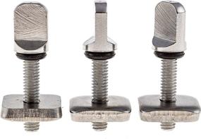 img 4 attached to Santa Barbara Surfing SBS - Hassle-Free Stainless Steel Fin Screw for Longboard and SUP - Convenient 2 or 3 Pack Selection