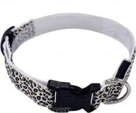 safety led dog collar: usb rechargeable & stylish patterns for optimum visibility. choose from white camo, purple leopard, or white leopard. fast flash, slow flash, or steady bright modes. logo