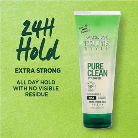 img 2 attached to 💇 Garnier Fructis Style Pure Clean Styling Gel: Ultimate 6.8 Ounce Hair Solution