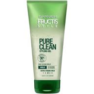 💇 garnier fructis style pure clean styling gel: ultimate 6.8 ounce hair solution logo