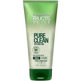 img 4 attached to 💇 Garnier Fructis Style Pure Clean Styling Gel: Ultimate 6.8 Ounce Hair Solution