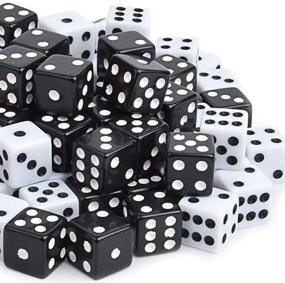 img 4 attached to 🎲 Davidsons Collection 100 Packs: Vintage Two Tone Gaming Dice Sets - Perfect for Kid's Gifts, Casino Themes, and Party Favors