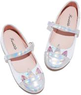 furdeour unicorn princess birthday uni pink girls' shoes and flats: magical footwear for little princesses logo