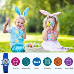img 2 attached to 😍 Stylish and Functional: CakCity Digital Waterproof Luminous Stopwatch for Girls