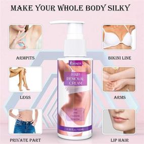 img 1 attached to 🪒 Gentle Hair Removal Cream for Women and Men - Painless Depilatory Cream for Intimate Areas, Bikini Line, Arms, Legs, Underarms, and Armpits - Suitable for All Skin Types