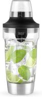 🍹 ultimate host mixer tool: reamer, strainer, bottle opener, daiquiri & margarita shaker - 18 oz, black logo