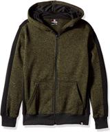 🧥 southpole boys' fleece zip sweater - magnify your style logo