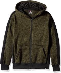 img 1 attached to 🧥 Southpole Boys' Fleece Zip Sweater - Magnify Your Style