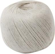 🧶 10-ply cotton string in white ball, medium size, 475 feet - quality park (46171) logo