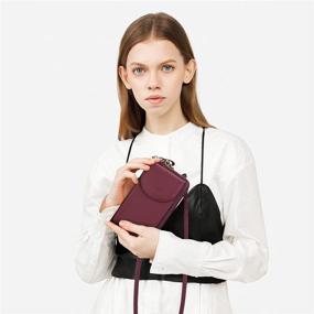 img 3 attached to Stylish S ZONE Leather Blocking Crossbody Handbags & Wallets - Perfect for Women on the Go!