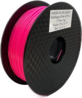 произведено в сша! американский пластик для 3d-принтера с розовым оттенком bubblegum pink af pla логотип