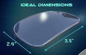 img 3 attached to Utopicar XLarge Blind Spot Mirrors for SUVs, Vans, and Pick-up Trucks with Spacious Door Mirrors (2-pack)