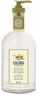 🍋 fruits & passion [cucina] - sea salt and amalfi lemon hand soap: liquid kitchen hand wash, vegan-friendly moisturizing cleanser in glass dispenser (16.9 fl oz) logo