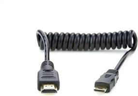 img 1 attached to High-Quality Atomos ATOMCAB008 HDMI to Mini Twisted HDMI Cable - 30cm Black - Premium Connectivity Solution