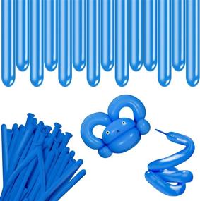 img 4 attached to Rimobul Solid Color Twisting Balloons Event & Party Supplies for Decorations