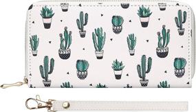 img 4 attached to 🌼 KUKOO Printed Organizer Daisy 1 Women's Wallets & Handbags in Daisy Print