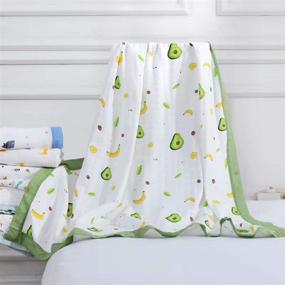 img 1 attached to 👶 Essential Swaddle Blanket for Unisex Baby: Perfect for Strollers, Receiving, and Home Use