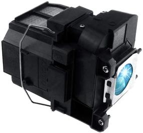 img 3 attached to Lanwande V13H010L77 Replacement Lamp Bulb 🔦 for Epson Projectors - High-Quality Housing Included