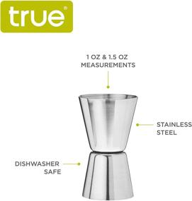 img 1 attached to 🥃 1.5-Ounce Stainless Steel Double Jigger