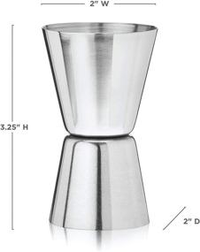 img 2 attached to 🥃 1.5-Ounce Stainless Steel Double Jigger