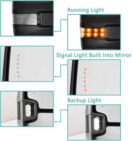 img 2 attached to Towing Mirrors Heated Running Extendable