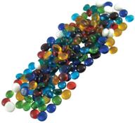 💎 jennifer's mosaics color variety glass gems - assorted colors, 1-pound: enhance your artwork with 1/2-inch medium glass gems logo