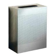 rubbermaid commercial wastebasket rectangular fgsr18ssrb logo